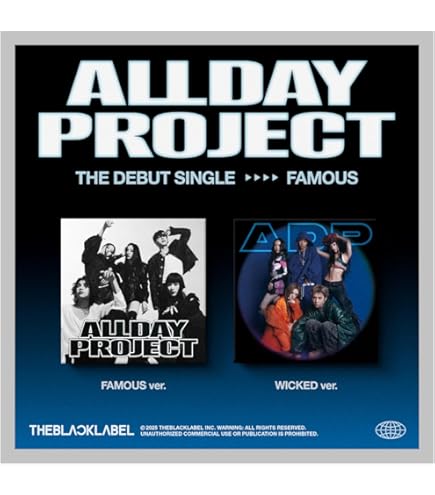 Amazon.com: (ADP) ALLDAY PROJECT FAMOUS The Debut Single Album 2p